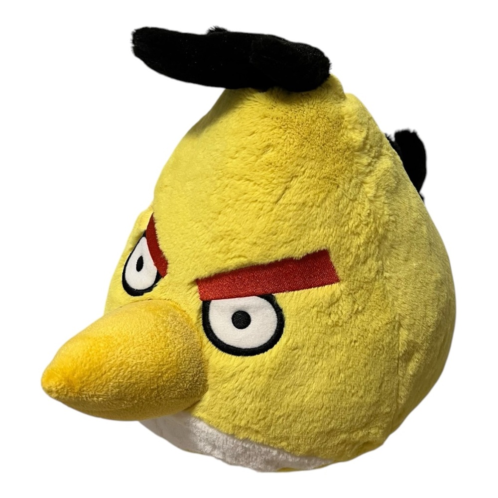 Angry Birds Chuck Yellow Plush Toy Bird Movie Commonwealth Stuffed Animal 9”